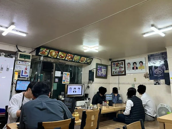 남구 내호냉면 내부 인테리어