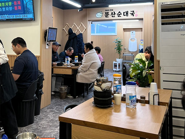 고양시 일산서구 문산순대국 내부 인테리어