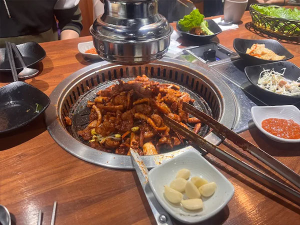 평창군 납작식당 대표 음식