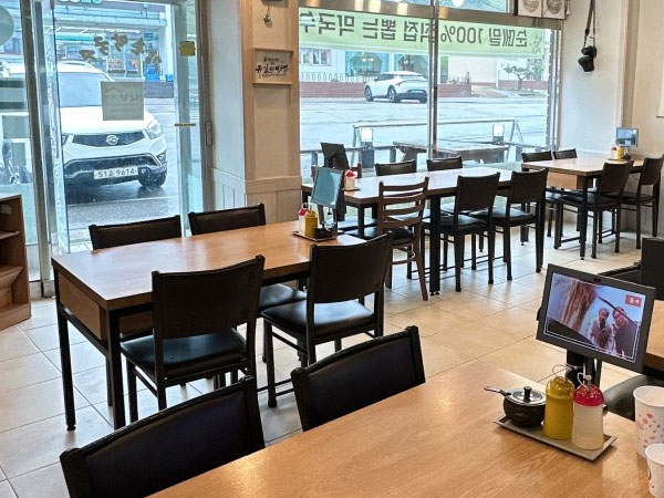 춘천시 강촌막국수 내부 인테리어