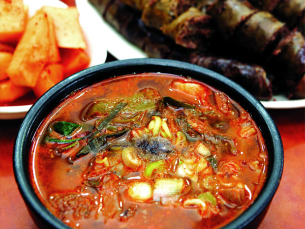 청주시 흥덕구 옥산장날순대 대표 음식