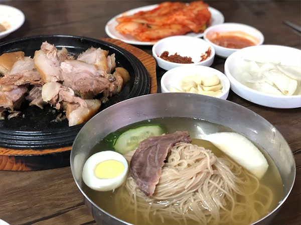 충주시 삼정면옥 대표 음식