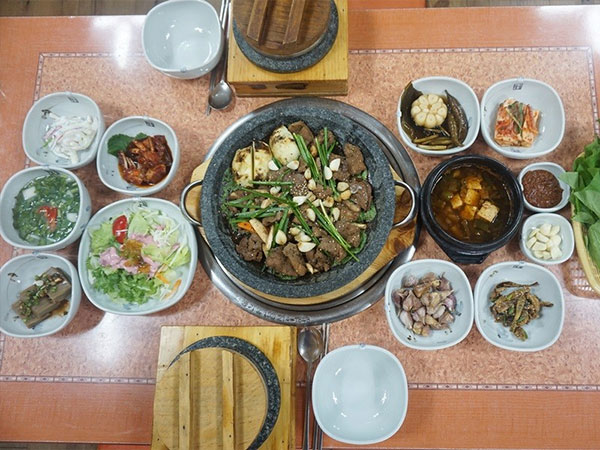 단양군 왕릉숯불갈비 대표 음식