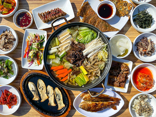 보은군 속리토속음식점 대표 음식