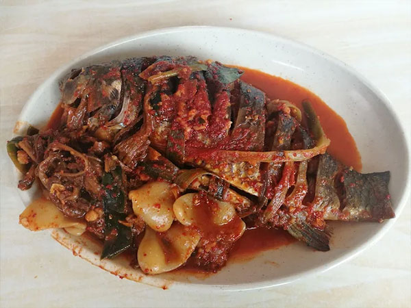 진천군 송애집 대표 음식