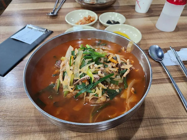 금산군 장춘관 대표 음식