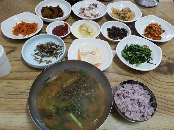 청양군 양명식당 대표 음식