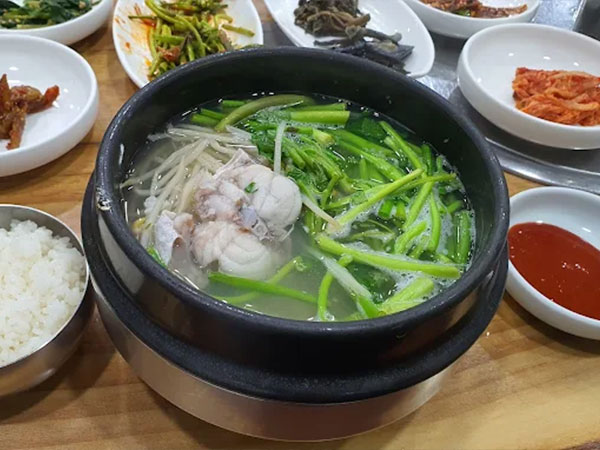 서구 남해복국 대표 음식