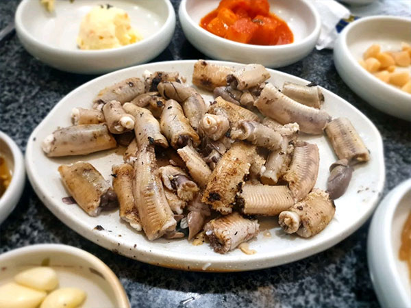 기장군 대한명인 기장곰장어 대표 음식