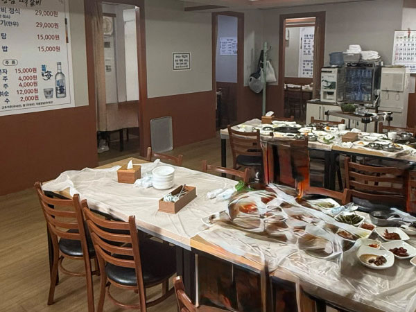 목포시 영암식당 내부 인테리어