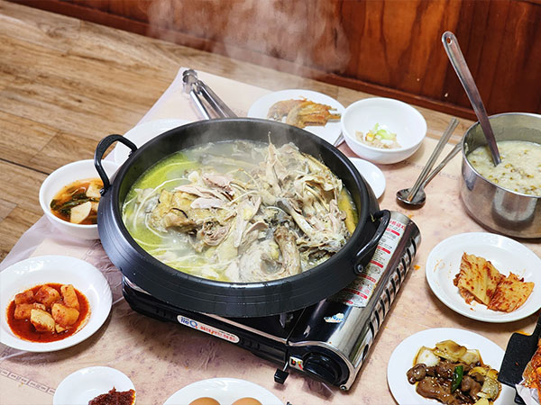 해남군 장수통닭 대표 음식