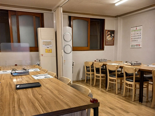 장흥군 취락식당 내부 인테리어