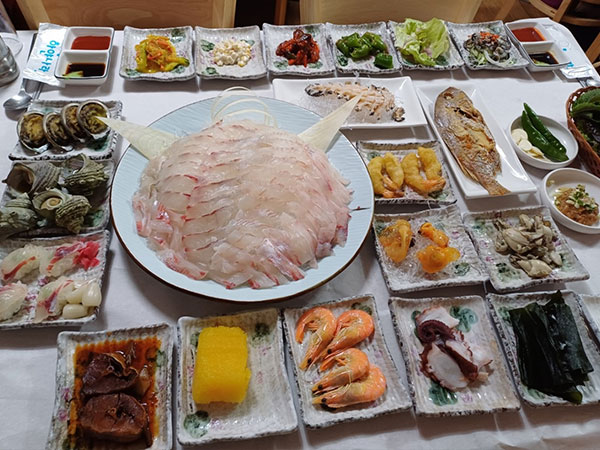 완도군 청실횟집 대표 음식
