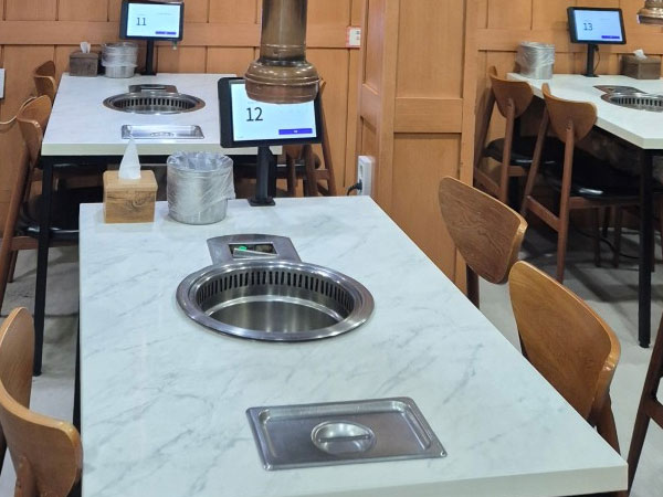 중구 대전갈비집 내부 인테리어