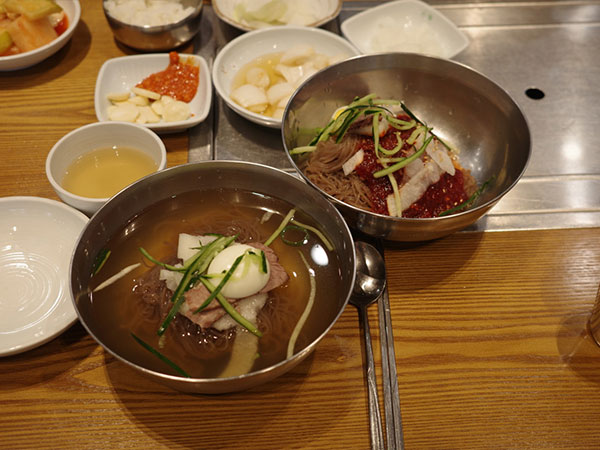 중구 사리원면옥 대표 음식