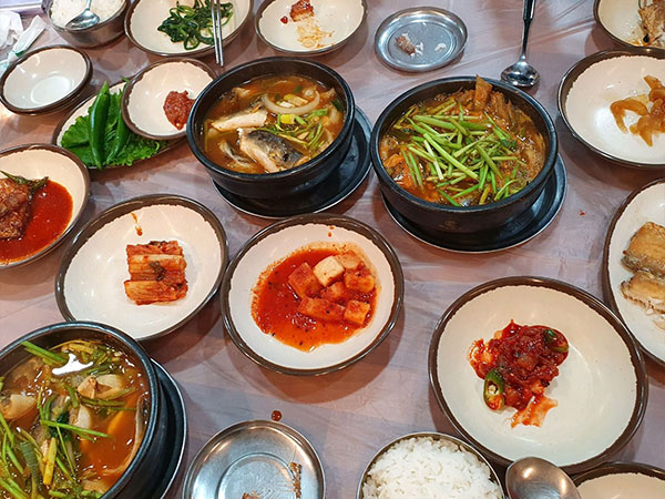 군산시 유락식당 대표 음식