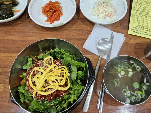 익산시 한일식당 대표 음식