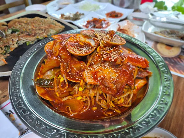 부안군 계화회관 대표 음식