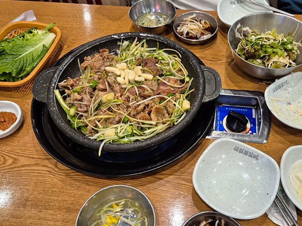 중구 국일불갈비 대표 음식