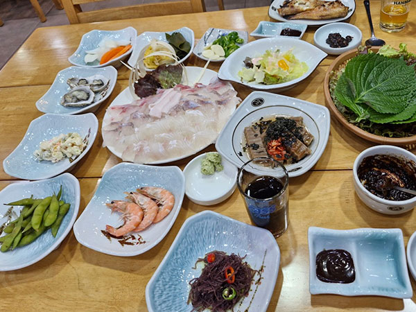 수성구 창해물회 대표 음식