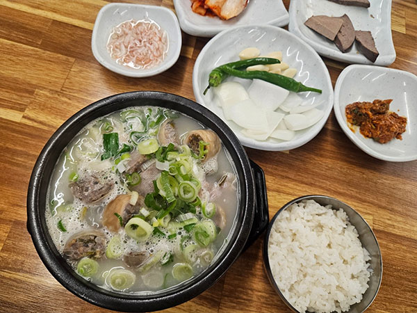 서구 100번식당 대표 음식