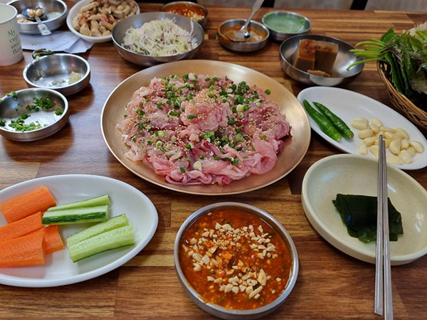 달성군 달성횟집 대표 음식