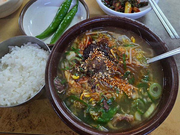 제주시 미풍해장국 본점 대표 음식