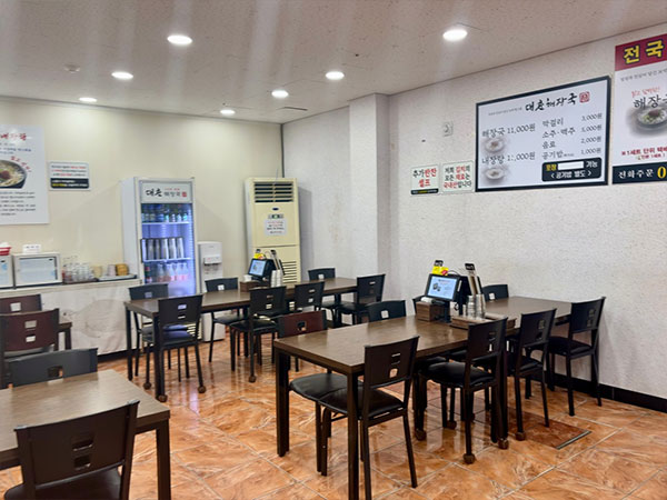제주시 대춘해장국 본점 내부 인테리어