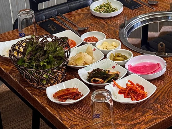 대한식당 밑반찬