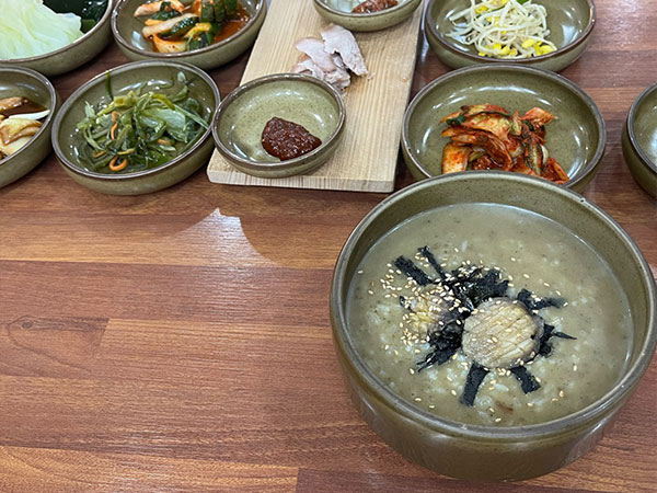 진주식당 전복죽