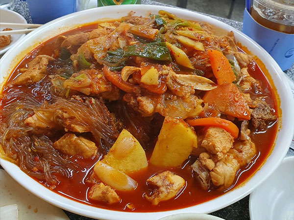 군위통닭식당 찜닭
