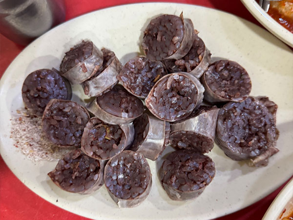 달고떡볶이 순대